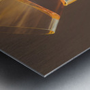 Liquid gold Metal print