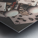 Playing the field Metal print