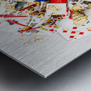 Coursing hearts Metal print