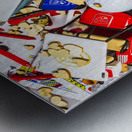 Hearts and carts Metal print