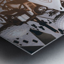 Golf Cardt Metal print