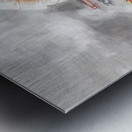 The drawing board Metal print