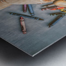 Hand drawn Metal print