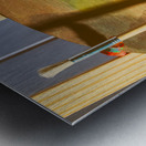 Served on a pallet  Metal print