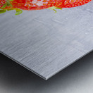 Strawberry stack Metal print