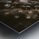 A detective story Metal print