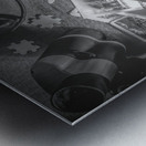 Honing in Metal print