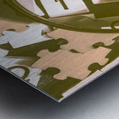 Inspector clue so Metal print