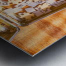 Clued in Metal print