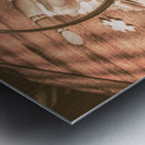 The uncovering Metal print