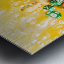 Bubbly bath Metal print