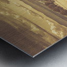 Stunning sunset over the vast outback of Kingaroy Metal print