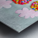 Chocolate coated Metal print