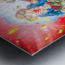 Clowns n Confetti Metal print