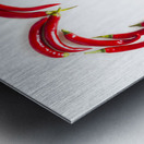 Red hot stuff Metal print