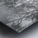 Grey Vertices  Metal print