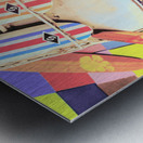 Boarding Bus Metal print