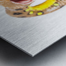 Snake vs Snake Metal print