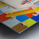 Coasting Colors Metal print