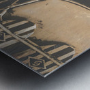 Coast Tin Through Metal print