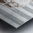 Blue Surf Camper Metal print