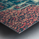 Red Retro Coffeehouse Metal print