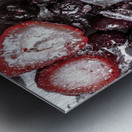Berries And Ice Metal print