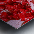 Raspberry Refreshment Metal print