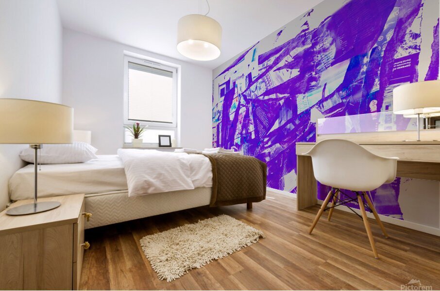 Posturing paint  Mural print