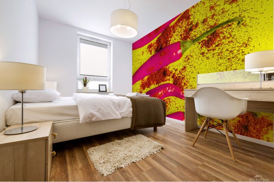 Pepper pop Mural print