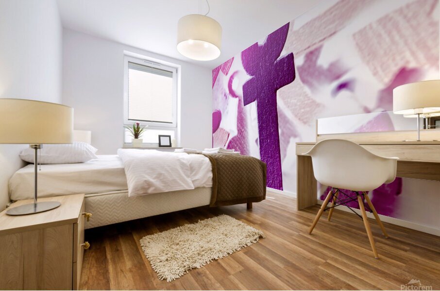 Stuck on sailing symbols Mural print