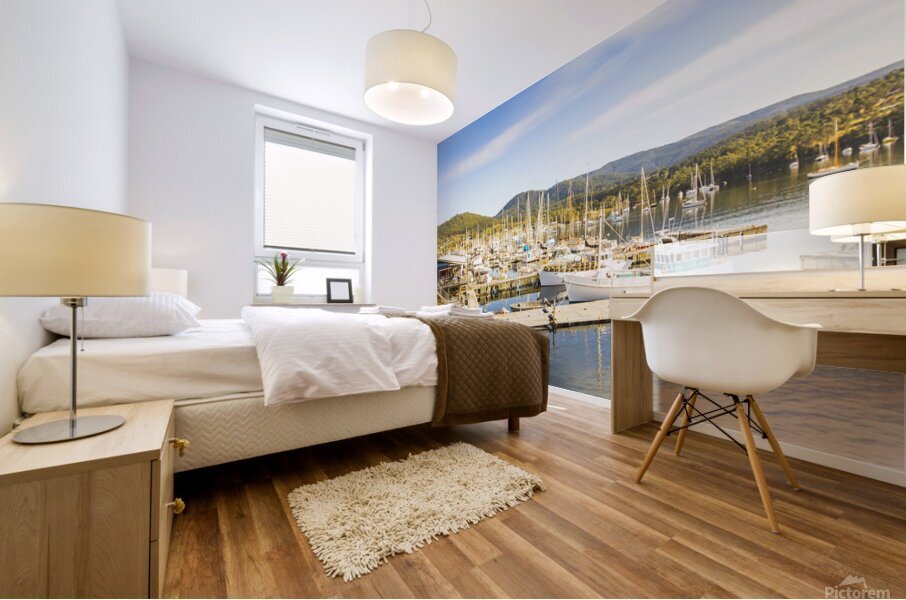 Docks and wharfs Mural print