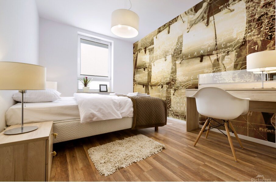 The Nautical Atlas Mural print