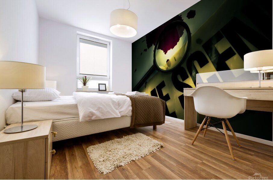 Crime Scene Investigation Mural print