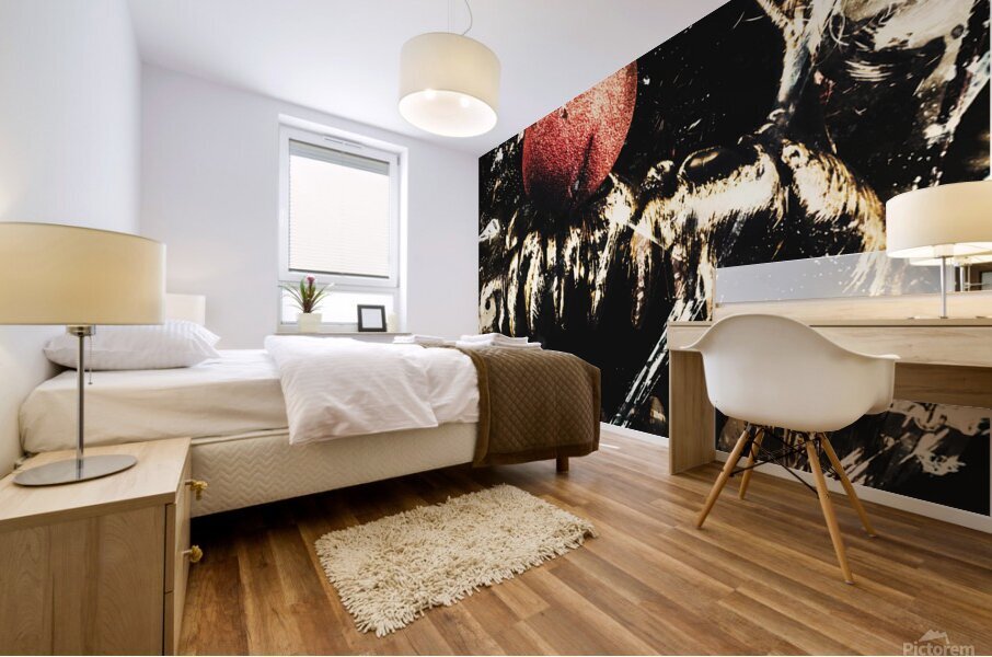 Dark carnival art Mural print