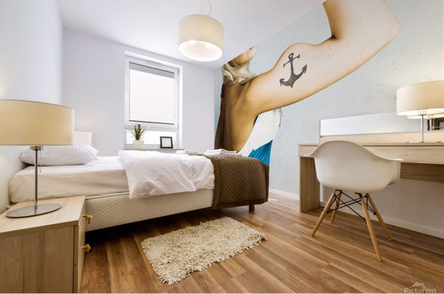 The pinup docks Mural print