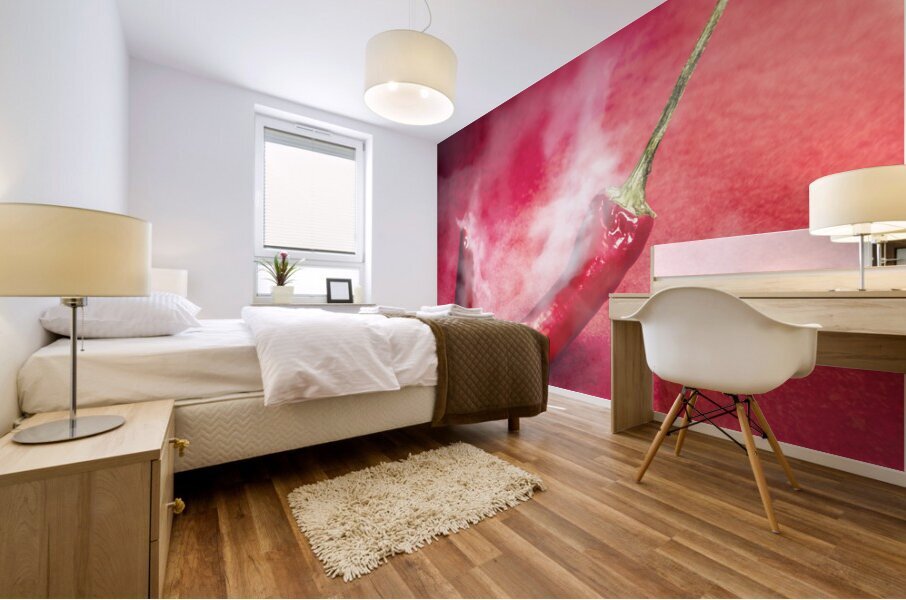 Spicy food art Mural print