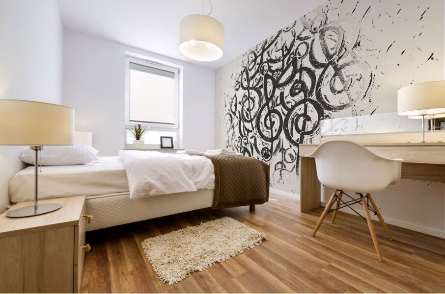 Visual noise Mural print