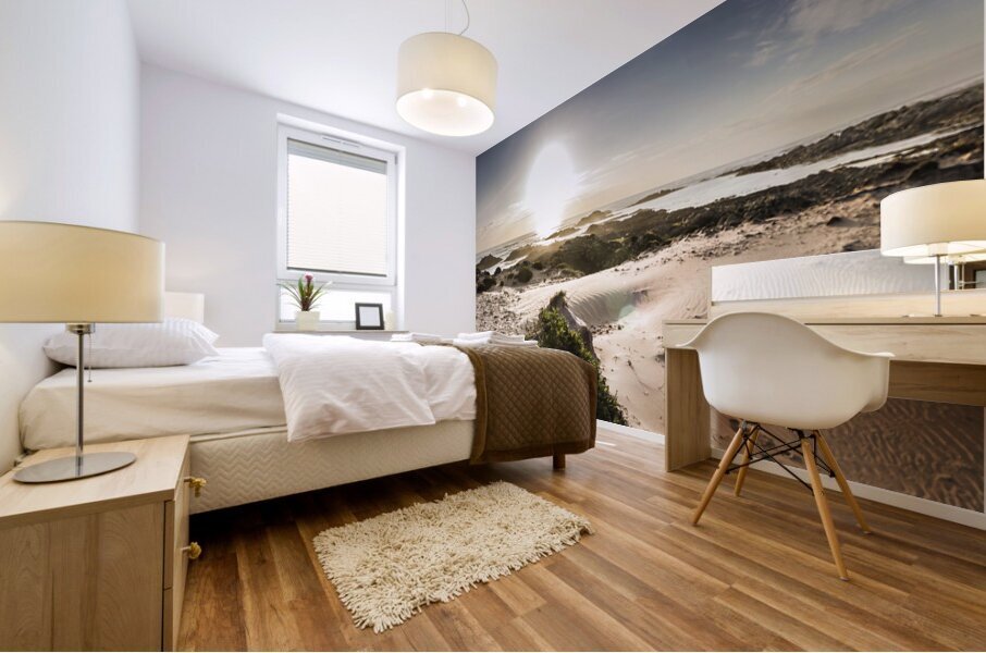 Another beach sunset Mural print