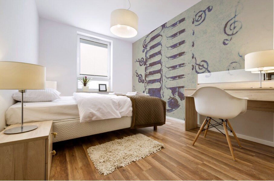 Vocal harmony Mural print