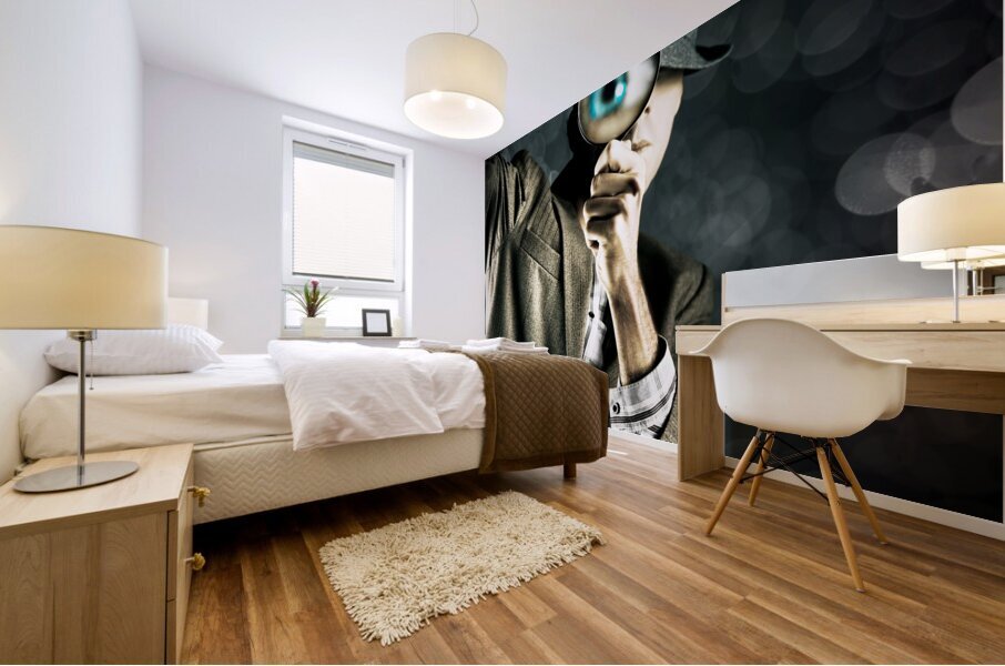 Private eye spy Mural print