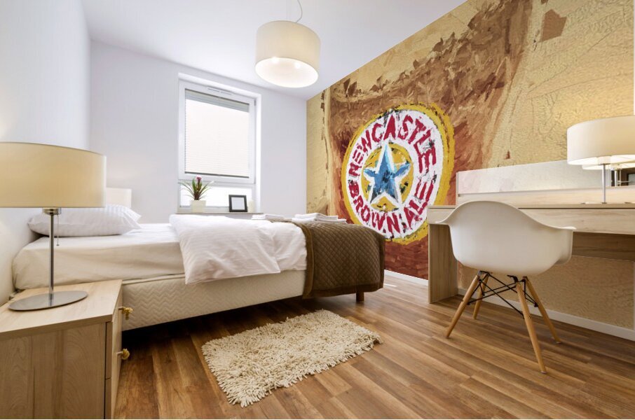 Newcastle Brown Ale digital artwork Mural print