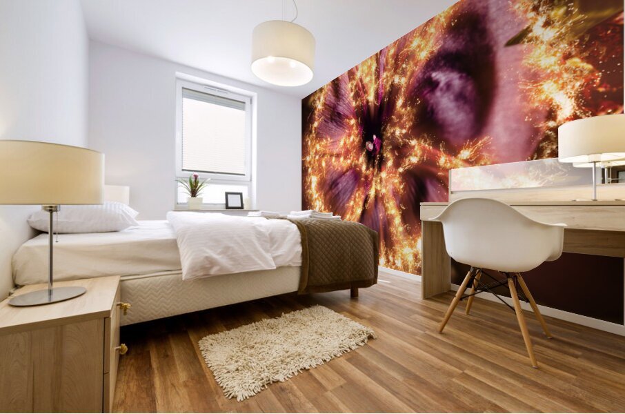 Flower power Mural print