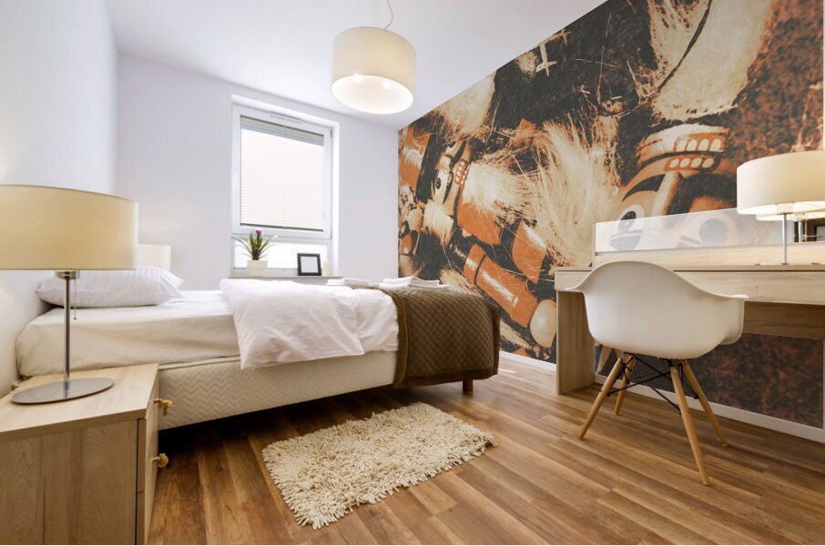 Old nutcracker infantry  Mural print