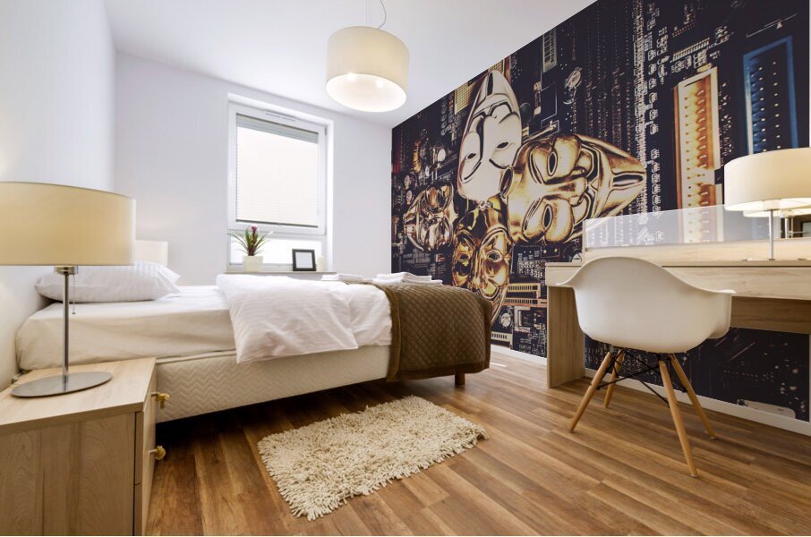 Network of Anons Mural print