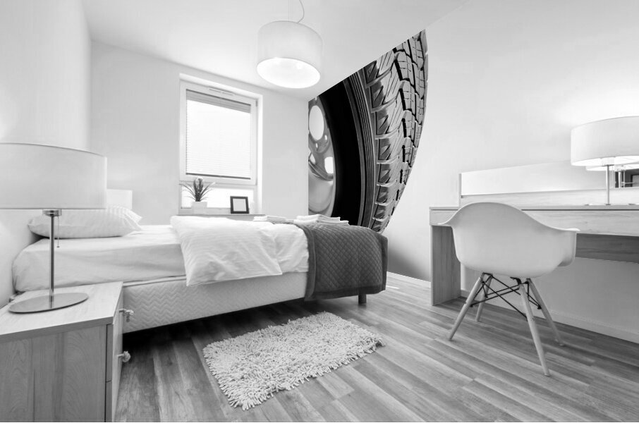 Make Tyre Tracks Mural print