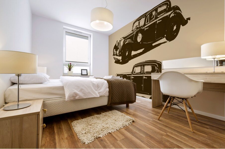 Jaguar Mark IV SS 2.5 Saloon Mural print