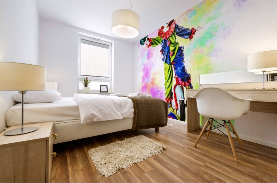 Mono the clown Mural print