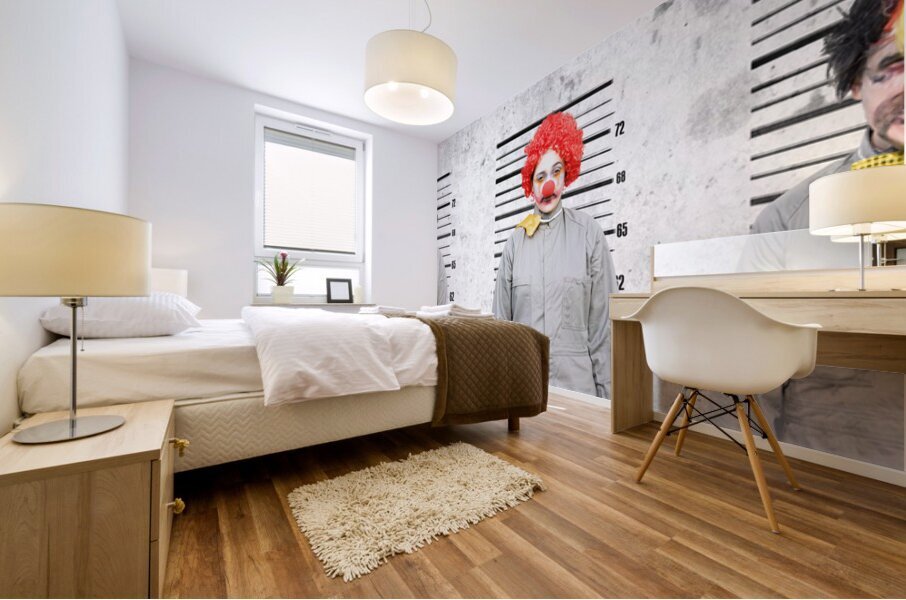 Line Up Of The Usual Suspects Mural print