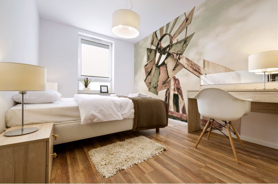 Australian Aermotor windmill Mural print